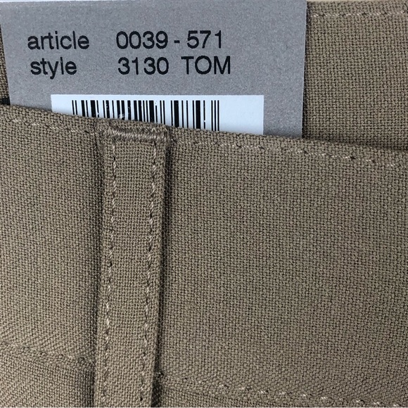 Alberto Tom Pants Straight Leg Comfort Fit Camel Brown EU Size 52 NEW - Picture 11 of 13